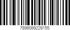 Código de barras (EAN, GTIN, SKU, ISBN): '7898089228155'