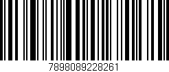 Código de barras (EAN, GTIN, SKU, ISBN): '7898089228261'
