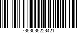 Código de barras (EAN, GTIN, SKU, ISBN): '7898089228421'