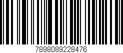 Código de barras (EAN, GTIN, SKU, ISBN): '7898089228476'
