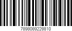 Código de barras (EAN, GTIN, SKU, ISBN): '7898089228810'
