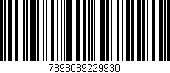 Código de barras (EAN, GTIN, SKU, ISBN): '7898089229930'