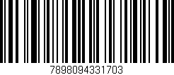 Código de barras (EAN, GTIN, SKU, ISBN): '7898094331703'