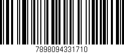 Código de barras (EAN, GTIN, SKU, ISBN): '7898094331710'