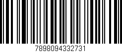 Código de barras (EAN, GTIN, SKU, ISBN): '7898094332731'
