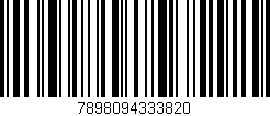 Código de barras (EAN, GTIN, SKU, ISBN): '7898094333820'