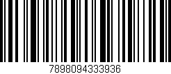 Código de barras (EAN, GTIN, SKU, ISBN): '7898094333936'