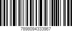 Código de barras (EAN, GTIN, SKU, ISBN): '7898094333967'