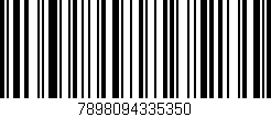 Código de barras (EAN, GTIN, SKU, ISBN): '7898094335350'