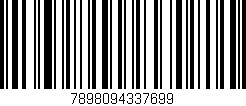 Código de barras (EAN, GTIN, SKU, ISBN): '7898094337699'