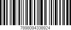 Código de barras (EAN, GTIN, SKU, ISBN): '7898094338924'