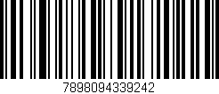 Código de barras (EAN, GTIN, SKU, ISBN): '7898094339242'