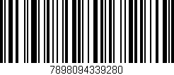 Código de barras (EAN, GTIN, SKU, ISBN): '7898094339280'