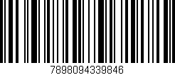 Código de barras (EAN, GTIN, SKU, ISBN): '7898094339846'
