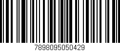 Código de barras (EAN, GTIN, SKU, ISBN): '7898095050429'
