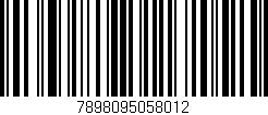 Código de barras (EAN, GTIN, SKU, ISBN): '7898095058012'