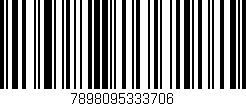 Código de barras (EAN, GTIN, SKU, ISBN): '7898095333706'