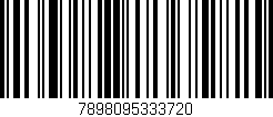 Código de barras (EAN, GTIN, SKU, ISBN): '7898095333720'