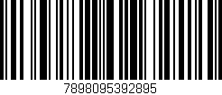 Código de barras (EAN, GTIN, SKU, ISBN): '7898095392895'