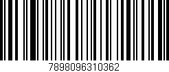 Código de barras (EAN, GTIN, SKU, ISBN): '7898096310362'
