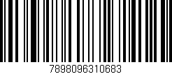 Código de barras (EAN, GTIN, SKU, ISBN): '7898096310683'