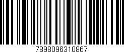 Código de barras (EAN, GTIN, SKU, ISBN): '7898096310867'