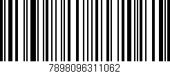 Código de barras (EAN, GTIN, SKU, ISBN): '7898096311062'