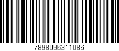 Código de barras (EAN, GTIN, SKU, ISBN): '7898096311086'