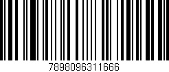 Código de barras (EAN, GTIN, SKU, ISBN): '7898096311666'