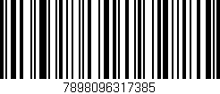 Código de barras (EAN, GTIN, SKU, ISBN): '7898096317385'