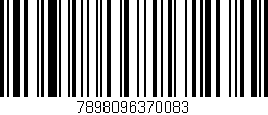 Código de barras (EAN, GTIN, SKU, ISBN): '7898096370083'