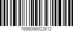 Código de barras (EAN, GTIN, SKU, ISBN): '7898096822612'