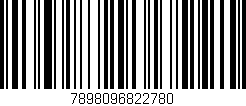 Código de barras (EAN, GTIN, SKU, ISBN): '7898096822780'