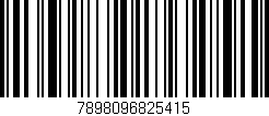 Código de barras (EAN, GTIN, SKU, ISBN): '7898096825415'