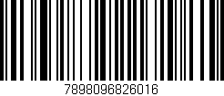 Código de barras (EAN, GTIN, SKU, ISBN): '7898096826016'