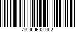 Código de barras (EAN, GTIN, SKU, ISBN): '7898096829802'
