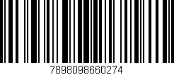 Código de barras (EAN, GTIN, SKU, ISBN): '7898098660274'