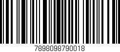 Código de barras (EAN, GTIN, SKU, ISBN): '7898098790018'