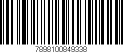 Código de barras (EAN, GTIN, SKU, ISBN): '7898100849338'