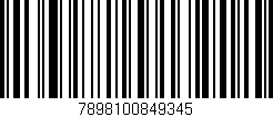 Código de barras (EAN, GTIN, SKU, ISBN): '7898100849345'
