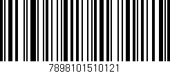 Código de barras (EAN, GTIN, SKU, ISBN): '7898101510121'