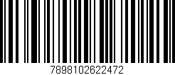 Código de barras (EAN, GTIN, SKU, ISBN): '7898102622472'