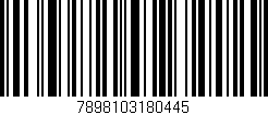 Código de barras (EAN, GTIN, SKU, ISBN): '7898103180445'