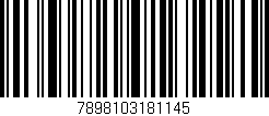 Código de barras (EAN, GTIN, SKU, ISBN): '7898103181145'