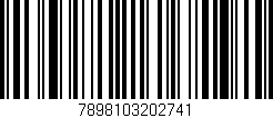 Código de barras (EAN, GTIN, SKU, ISBN): '7898103202741'