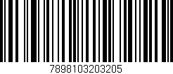 Código de barras (EAN, GTIN, SKU, ISBN): '7898103203205'