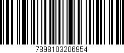 Código de barras (EAN, GTIN, SKU, ISBN): '7898103206954'