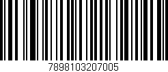 Código de barras (EAN, GTIN, SKU, ISBN): '7898103207005'