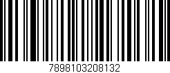 Código de barras (EAN, GTIN, SKU, ISBN): '7898103208132'