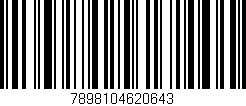 Código de barras (EAN, GTIN, SKU, ISBN): '7898104620643'